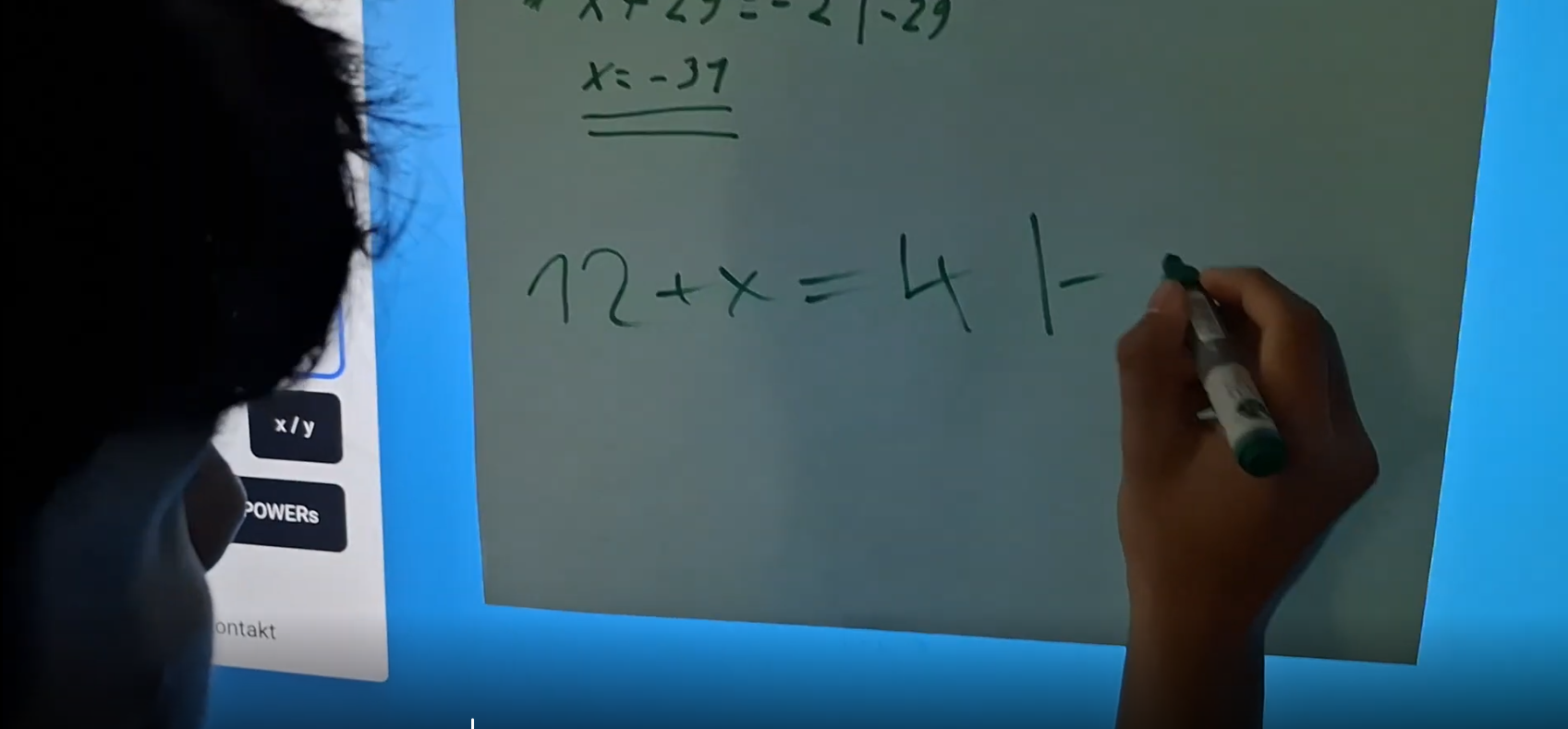 … am Digitalen Whiteboard