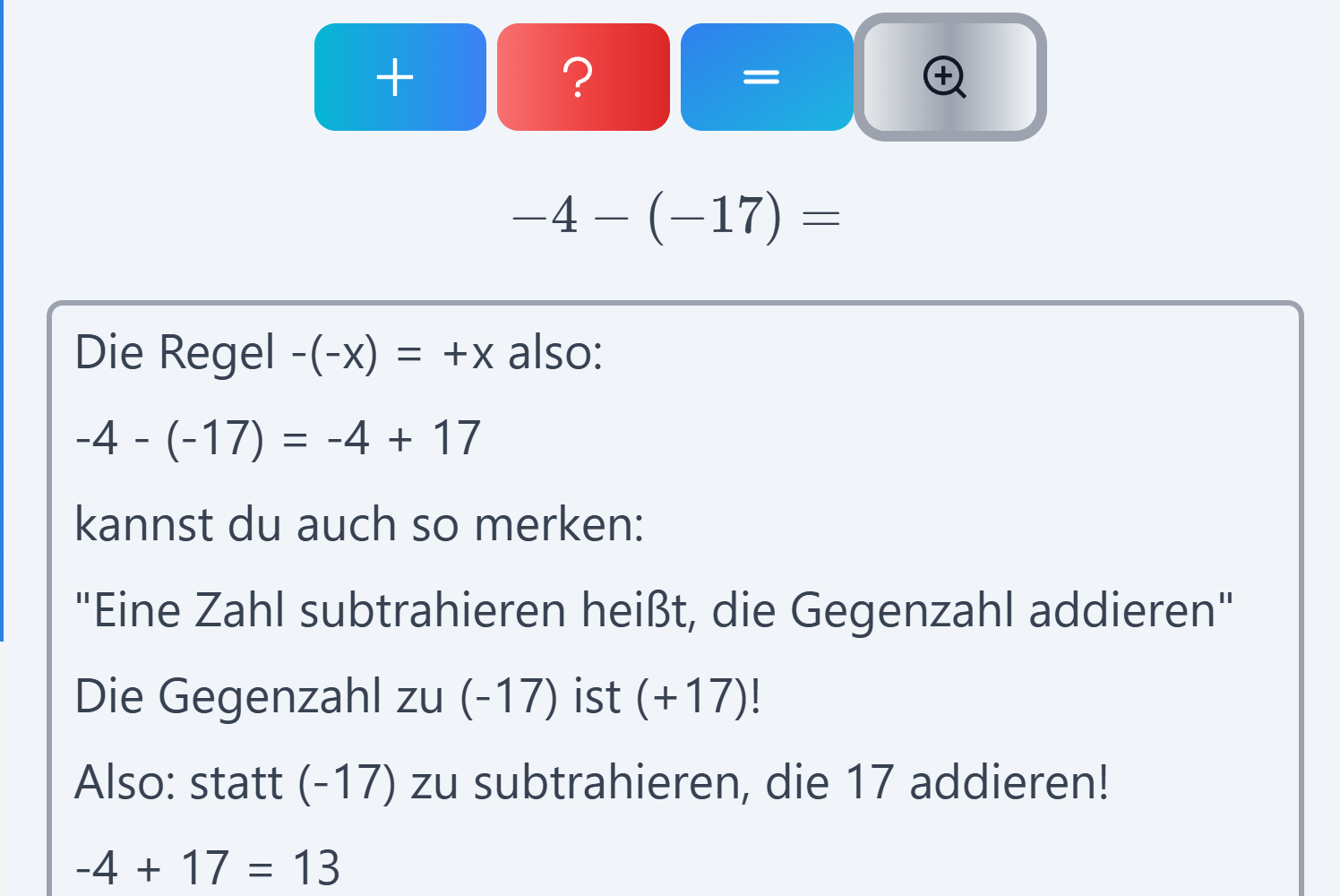 Mit Klammern rechnen