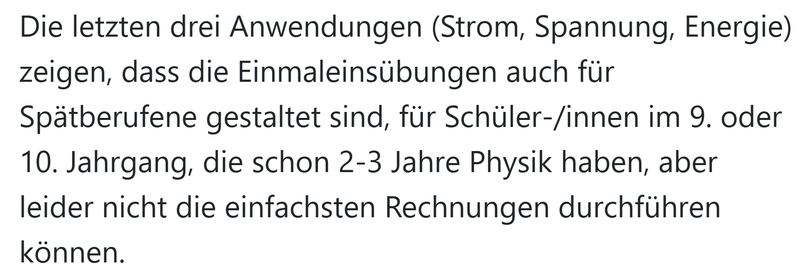 Kleines Einmaleins — Lehrer-Doku