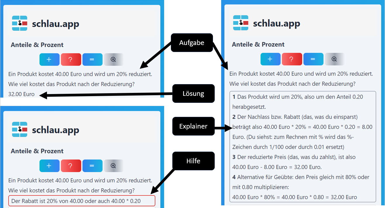 schlau.app Feature-Tour
